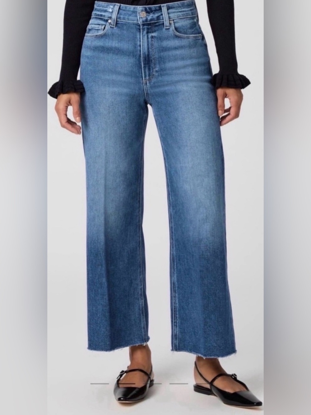 PAIGE Anessa Wide Leg Jeans